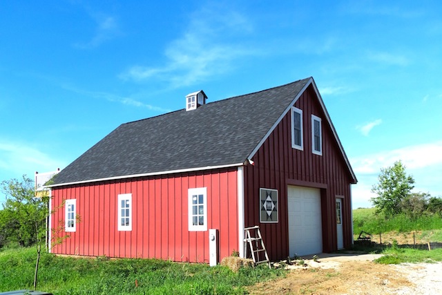 640x427 Painting, Trim And Other Barn Updates - Barn Red Painting