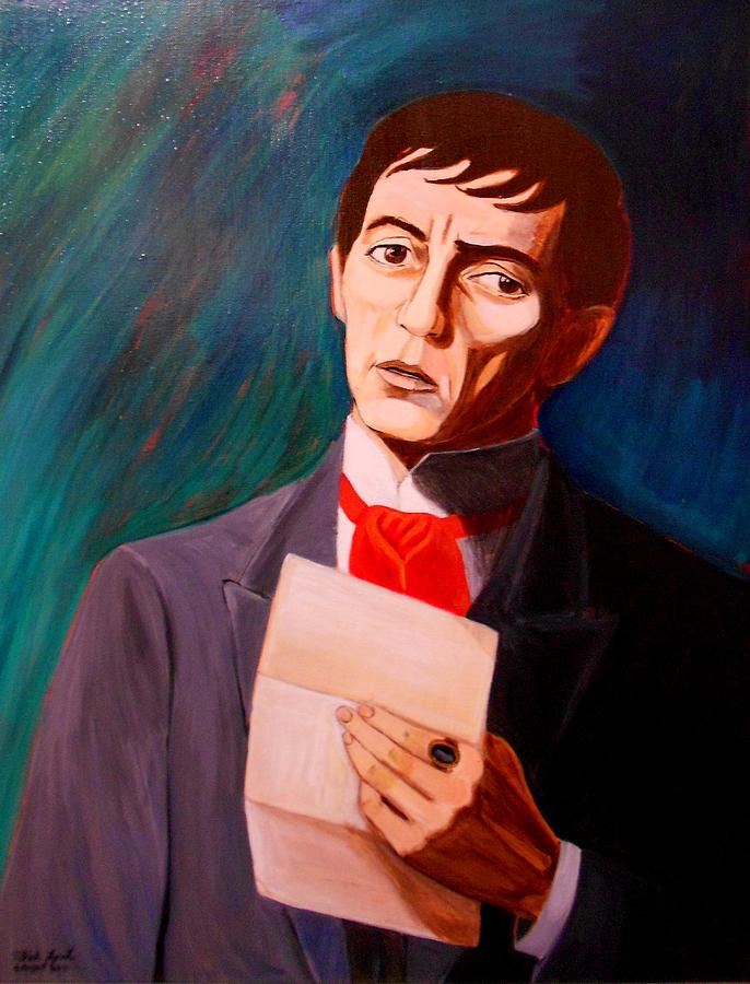 686x900 My Heart Swims Blind In A Sea That Stuns Me A Portrait Of Barnabas - Barnabas Collins Painting