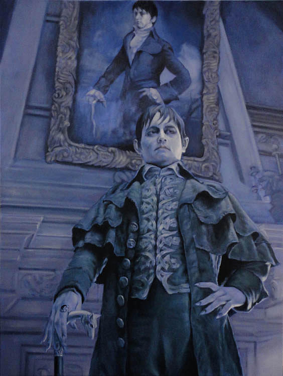 564x750 Barnabas Collins Painting By Garry Limuti - Barnabas Collins Painting