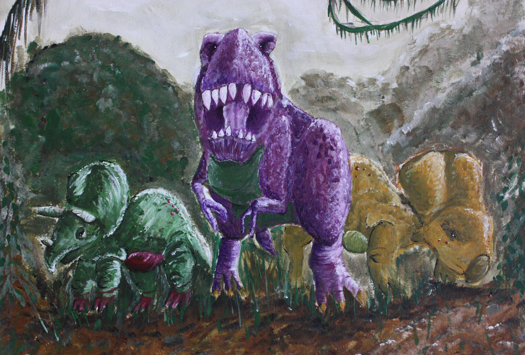 1024x693 Barney And Friends Concept Art By Jgrace143 - Barney And Friends Painting