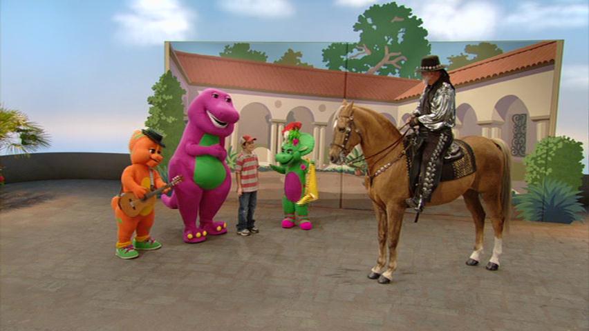 852x480 Barney And Friends Set - Barney And Friends Painting