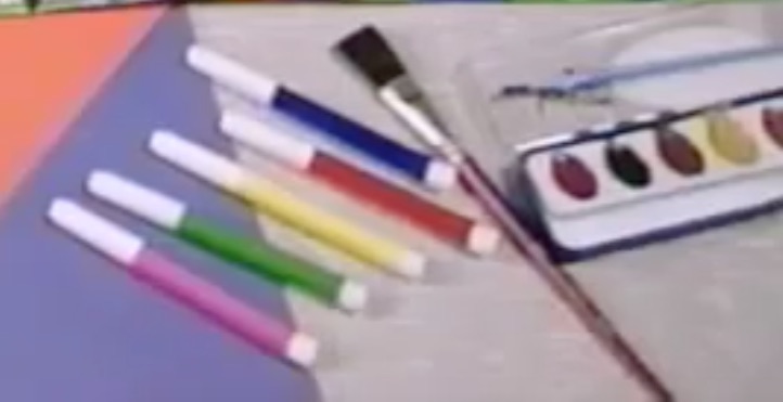 722x371 Seeing Those Paintings Of The 10 Made By The Children (Barney - Barney And Friends Painting