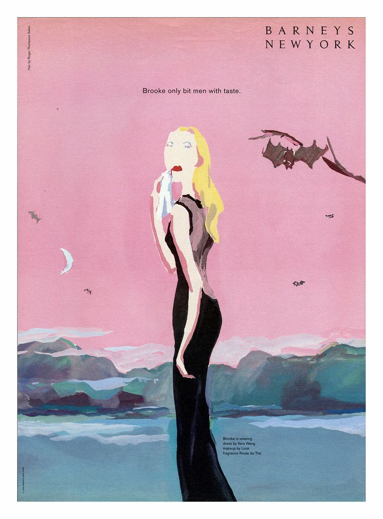 750x1015 Jean Philippe Delhomme's Work For Barneys New York Color - Barneys Painting