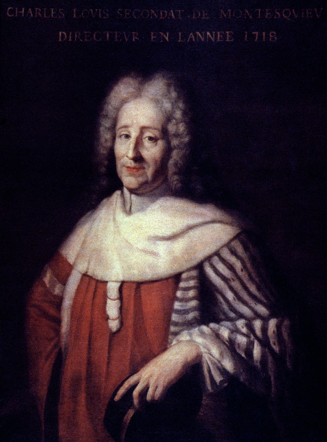 666x900 Baron De Montesquieu (1689 1755) Painting By Granger - Baron Painting