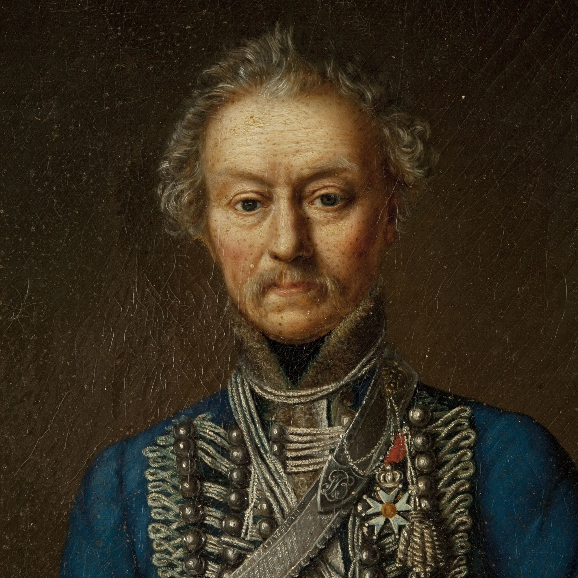 2000x2000 Flemish School 1840. Portrait Of Baron De Blochausen, Painting - Baron Painting