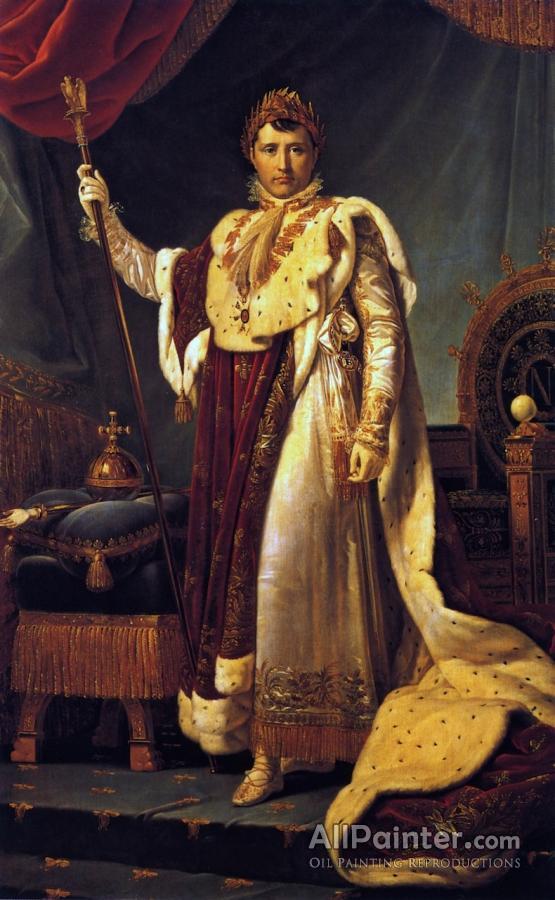555x900 Baron Napoleon I In His Imperial Robes Oil - Baron Painting