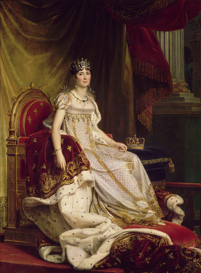 662x900 Josephine In Coronation Costume Painting By Baron Francois Gerard - Baron Painting