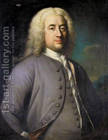 368x477 Portrait Of Gerlach Adolf Baron Von Munchhausen (1688 1770), Prime - Baron Painting