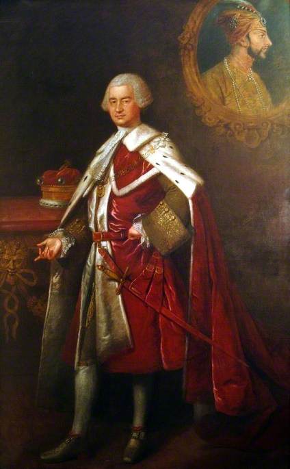 424x685 Baron Robert Clive - Baron Painting