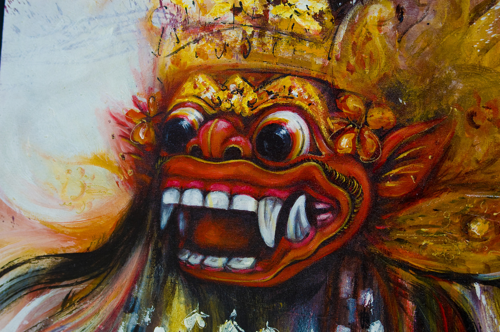 1024x681 Barong Painting Artist Compound In Sanur, Bali, Indonesia - Barong Painting
