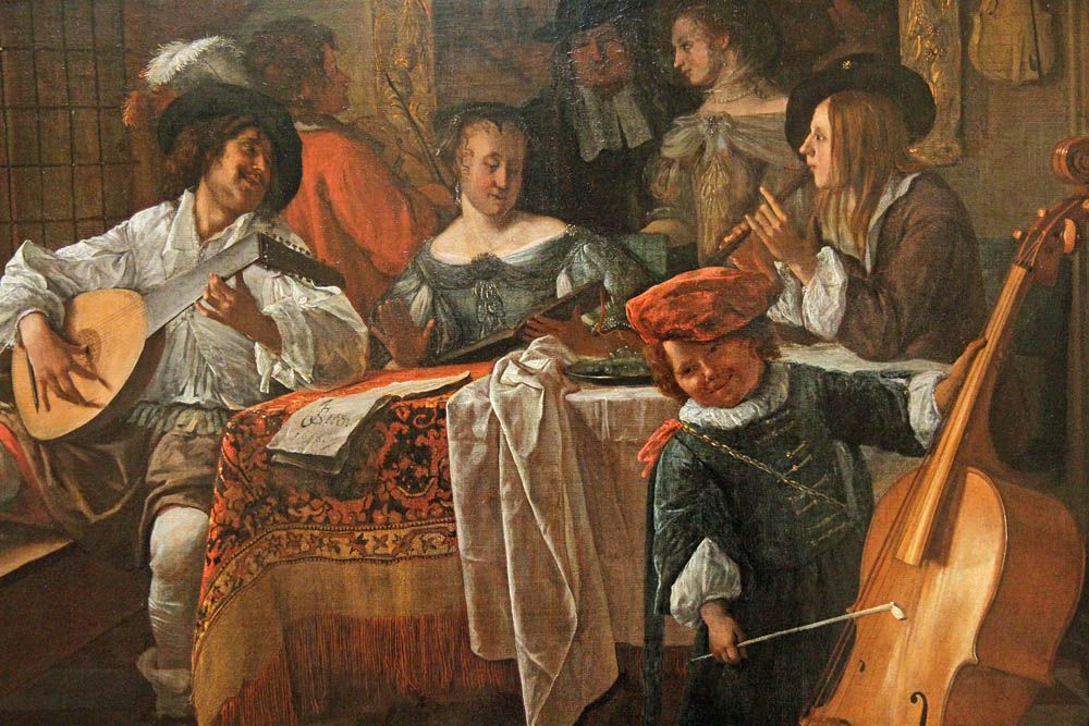 1000x667 As With Many Dutch Baroque Genre Scenes With Musical Themes - Baroque Music Painting