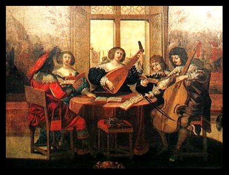 464x355 Baroque Instruments And Musical Form - Baroque Music Painting
