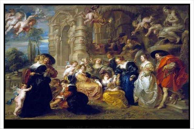 640x427 Customized 3d Photo Wallpaper 3d Tv Wallpaper Murals Garden - Baroque Painting