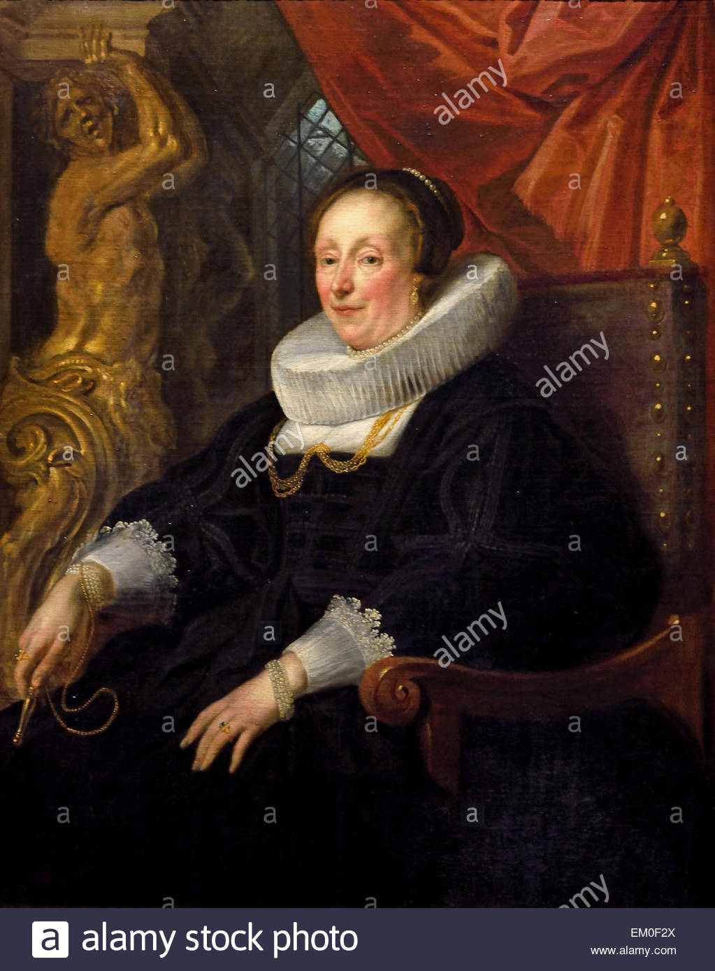 1023x1390 Portrait Of Mrs. Weerts 1635 Jacob Jordaens ( 1593 1678) Flemish - Baroque Portrait Painting