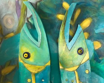 340x270 Barracuda Painting Etsy - Barracuda Painting