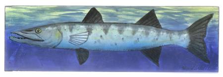 450x157 Stunning Barracuda Painting Reproductions For Sale On Fine Art - Barracuda Painting