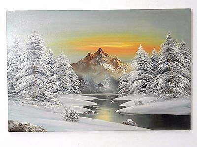 400x300 Bob Ross Style Paintings Collection On Ebay! - Barrister Oil Painting