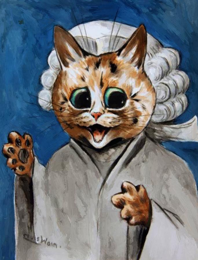 684x900 The Barrister Painting By Wain Louis - Barrister Painting