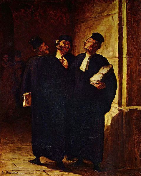 479x600 Be Lawyer Ae Barrister Painting By Honore' Daumier Lawyer'S - Barrister Painting