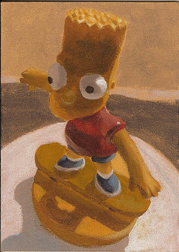 358x504 Bart Simpson Painting Jono Doiron Art Creations Online Store - Bart Painting