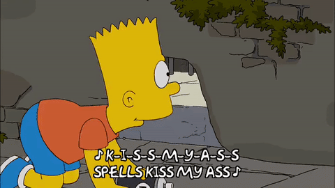 480x270 Bart Simpson Episode 14 Season 20 Gif - Bart Painting