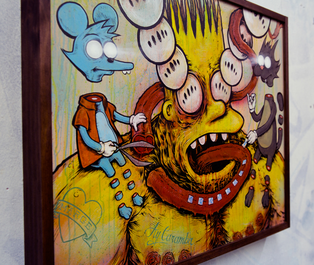 1000x846 Bestreet Bootlegbart - Bart Painting