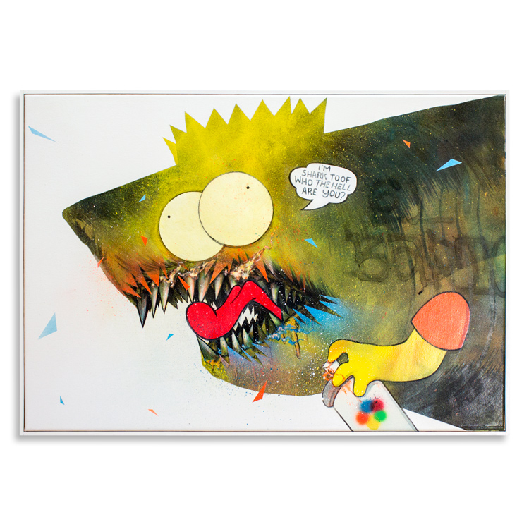 750x750 Shark Toof Original Art - Bart Painting