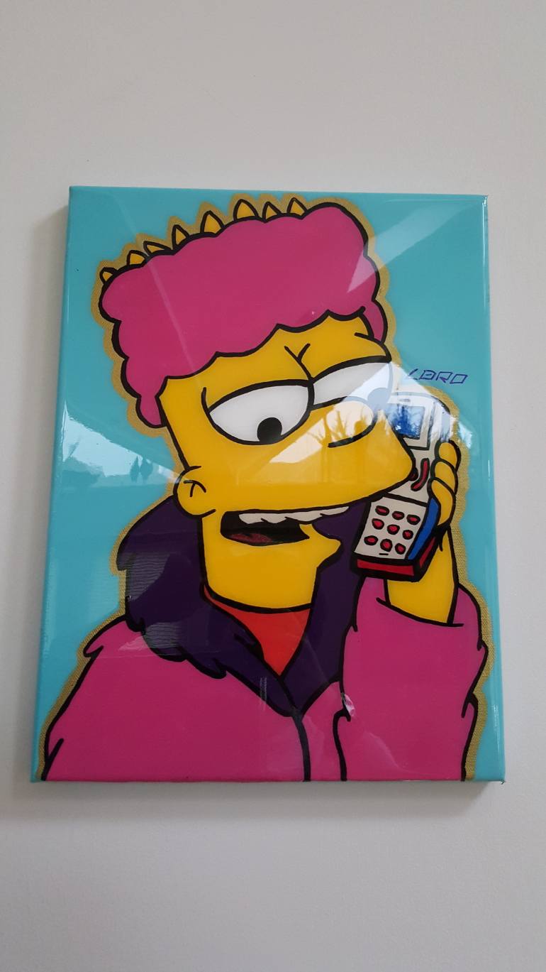770x1369 Saatchi Art Simpson Series - Bart Simpson Painting