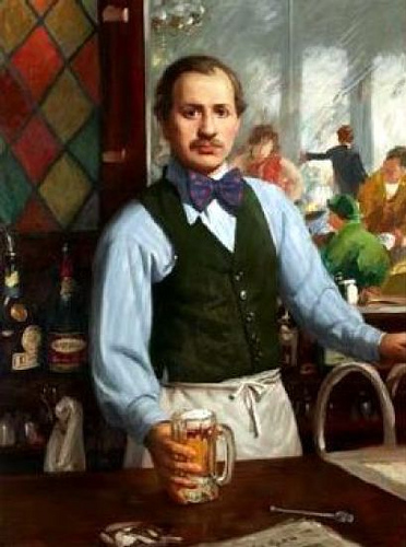 Bartender Painting at PaintingValley.com | Explore collection of ...