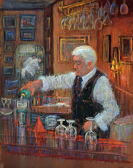 436x550 September Mcgee - Bartender Painting