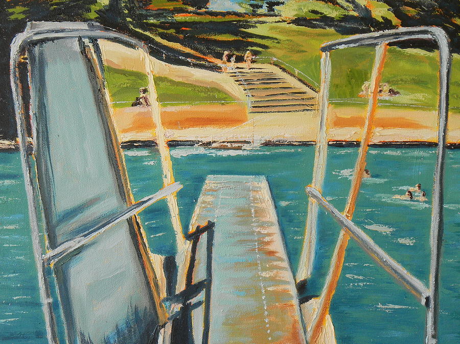 900x674 Barton Springs Paintings Fine Art America - Barton Springs Painting