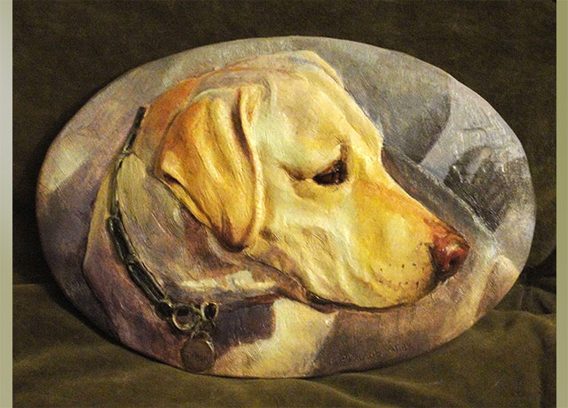 640x460 Patty Palenschat Realistic Sculpture And Painting - Bas Relief Painting