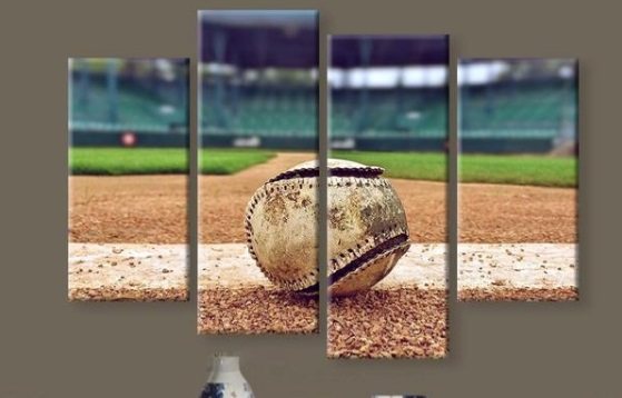 Baseball Canvas Painting at PaintingValley.com | Explore collection of ...