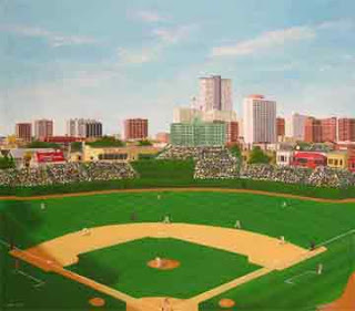 Baseball Field Painting at PaintingValley.com | Explore collection of