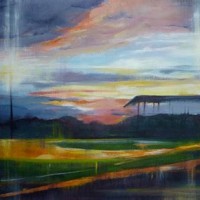 200x200 Baseball Field Painting - Baseball Field Painting