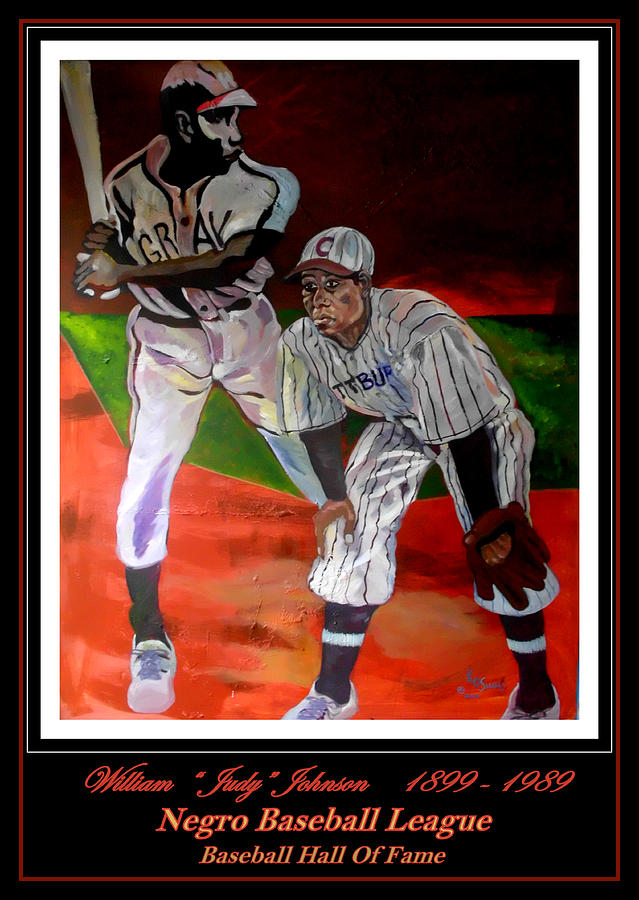 639x900 William Judy Johnson. Negro League Baseball. Baseball Hall Of Fame - Baseball Hall Of Fame Painting