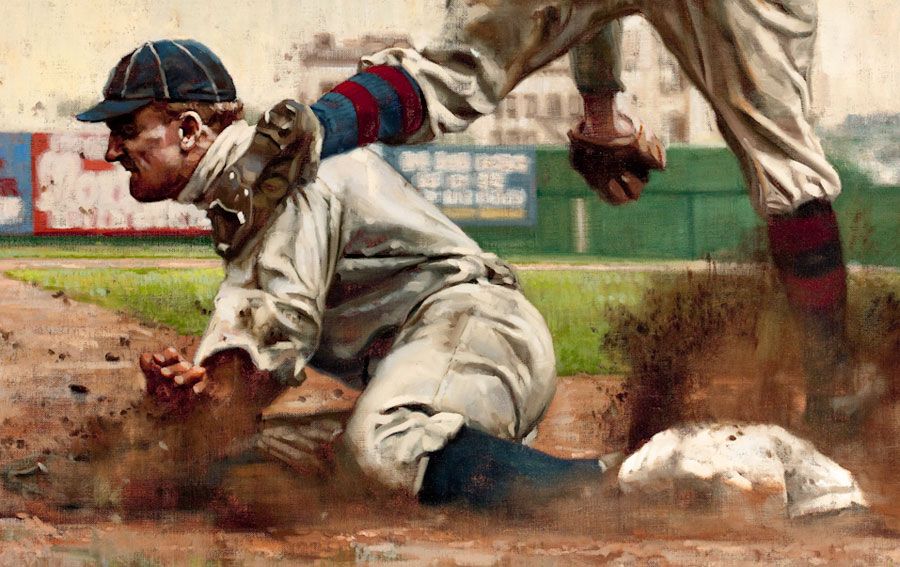 900x567 Graig Kreindler - Baseball Painting