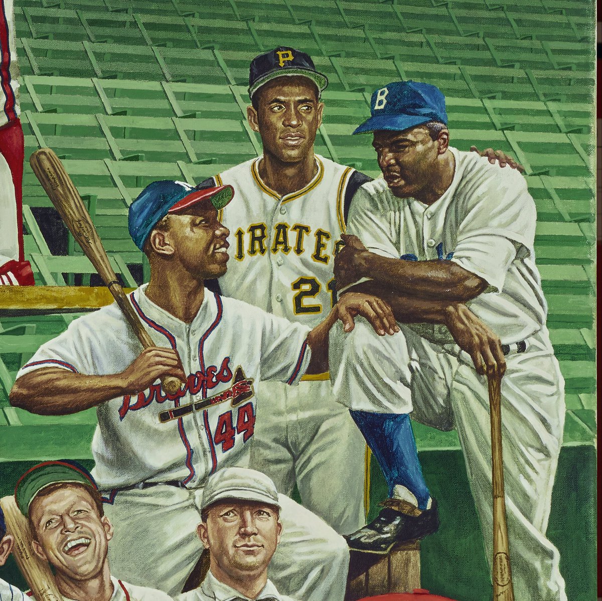 1200x1198 Baseball On Twitter This Painting Is Amazing Https - Baseball Painting