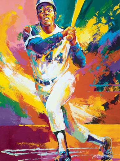 387x520 Baseball Player By Malcolm Farley Phosphor Art - Baseball Player Painting