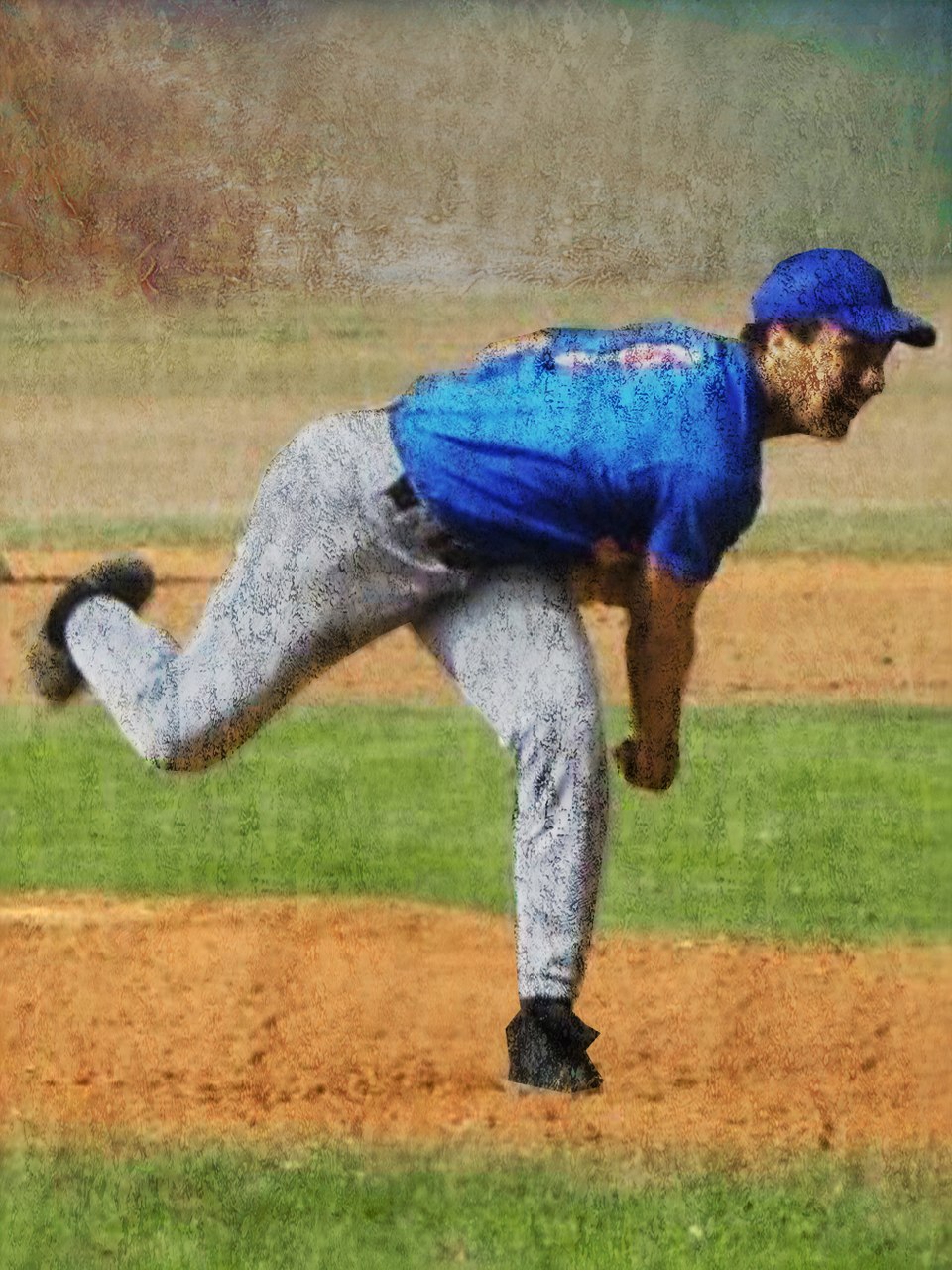 960x1280 Buy A Baseball 13 By Community Artists Group@ Rs. 4190. Code - Baseball Player Painting