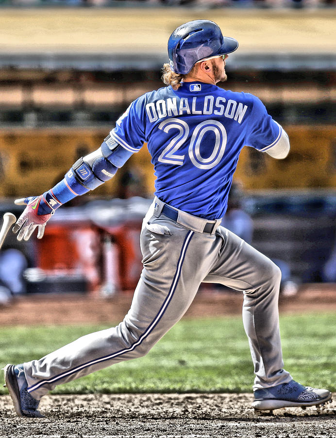 692x900 Josh Donaldson Toronto Blue Jays Painting By Joe Hamilton - Baseball Player Painting