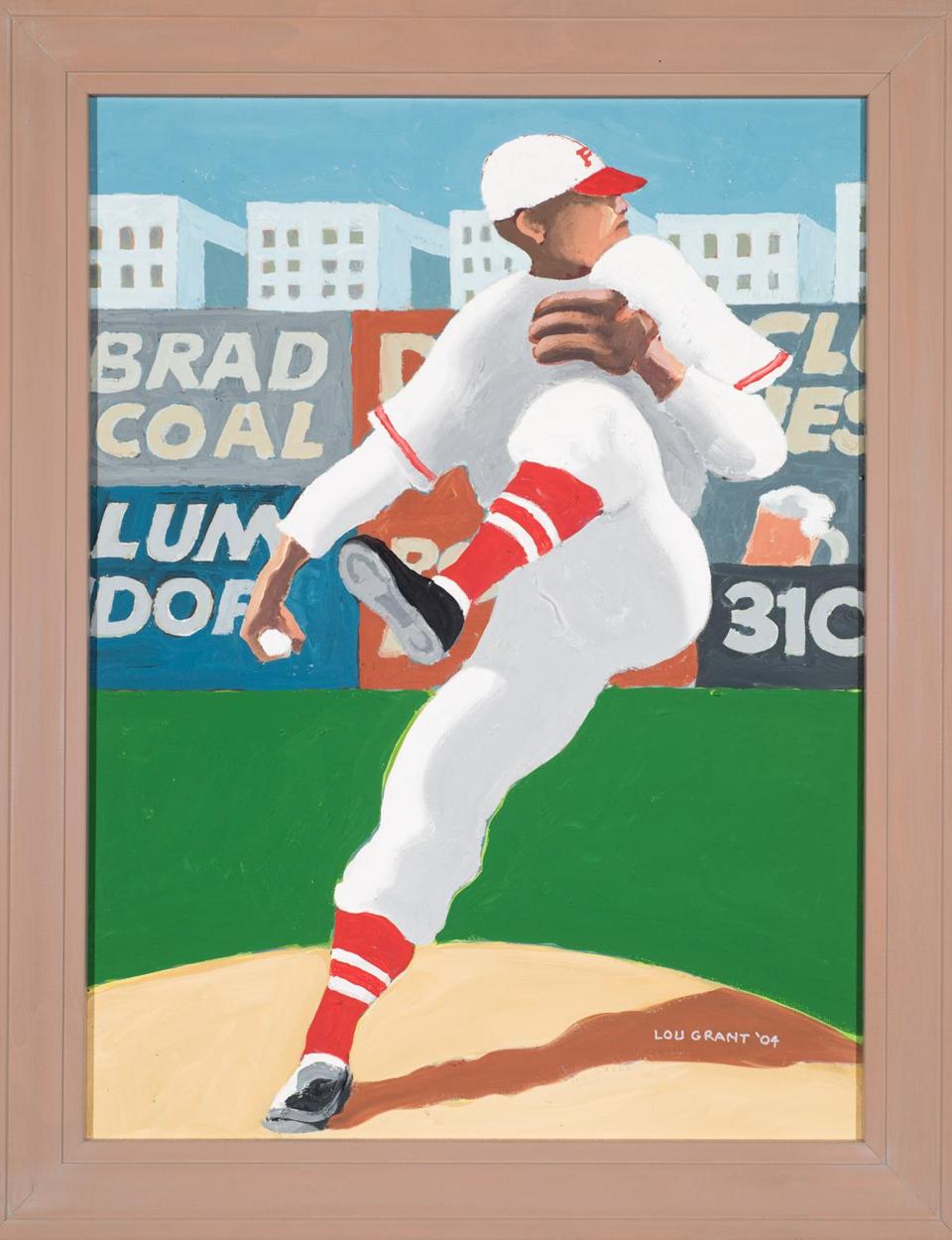 960x1250 Photos - Baseball Player Painting