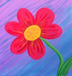 283x300 Simple Flowers To Paint - Basic Flower Painting
