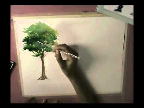 480x360 How To Basic Watercolor Painting Tree - Basic Painting