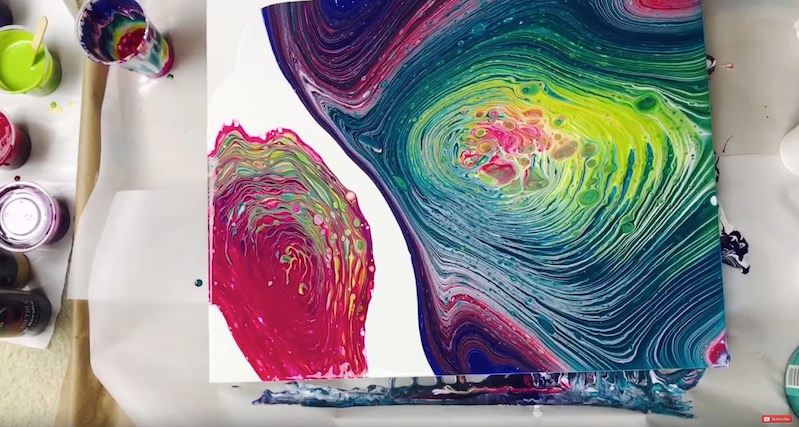 799x427 How To Make Trippy Fluid Art With A Few Simple Supplies Boing Boing - Basic Painting For Kids