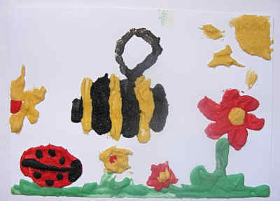 400x287 Puffy Paint Picture - Basic Painting For Kids
