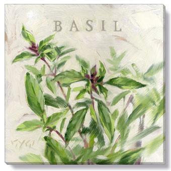340x340 Basil Canvas Painting Savor The Flavor Llc - Basil Painting