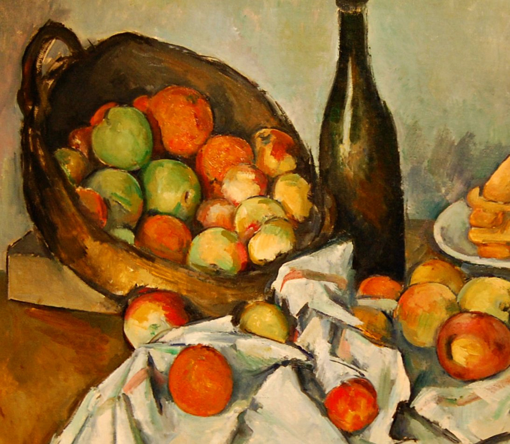 1024x892 Paul (French, 1839 1906) The Basket Of Apples, C. - Basket Of Apples Painting