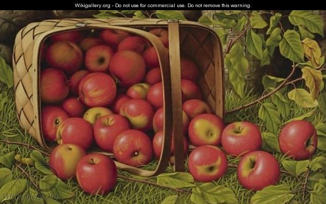 640x401 Basket Of Apples 2 - Basket Of Apples Painting