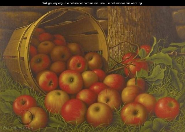 640x458 Basket Of Apples 3 - Basket Of Apples Painting